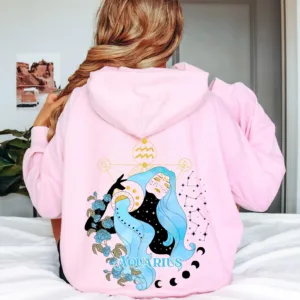 Aquarius Graphic Hoodie - Zodiac Astrology Sweatshirt
