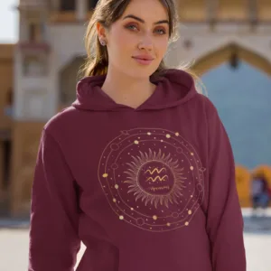 Aquarius Zodiac Hoodie - Astrology Gift Hoodie