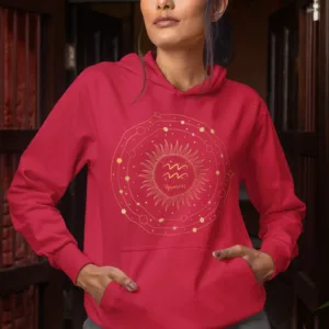 Aquarius Zodiac Hoodie - Astrology Gift Hoodie