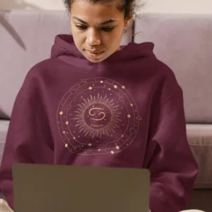 Cancer Zodiac Pullover Hoodie - Astrology Gift