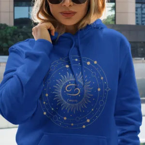 Cancer Zodiac Pullover Hoodie - Astrology Gift