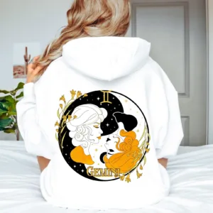Gemini Graphic Hoodie - Zodiac Gift Astrology Sweatshirt