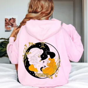 Gemini Graphic Hoodie - Zodiac Gift Astrology Sweatshirt