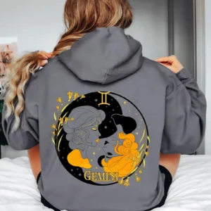 Gemini Graphic Hoodie - Zodiac Gift Astrology Sweatshirt