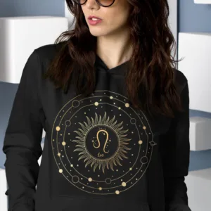 Leo Zodiac Hoodie - Astrology Gift For Friend