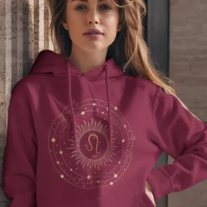 Leo Zodiac Hoodie - Astrology Gift For Friend