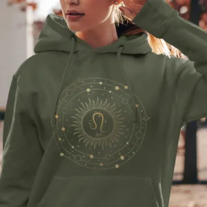 Leo Zodiac Hoodie - Astrology Gift For Friend