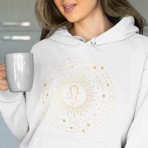 Leo Zodiac Hoodie - Astrology Gift For Friend
