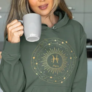 Pisces Zodiac Hoodie - Astrology Gift Sweatshirt