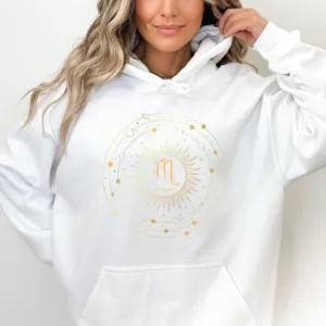 Scorpio Zodiac Hoodie - Celestial Astrology Sweatshirt