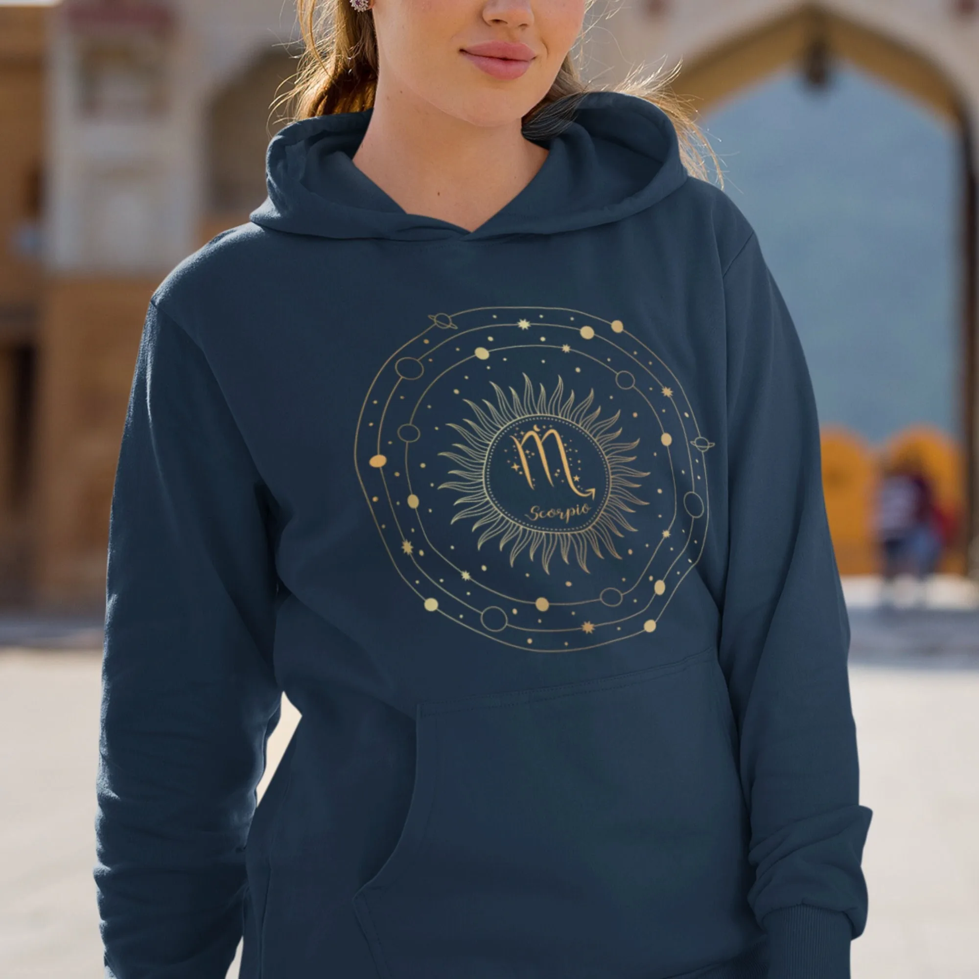 Scorpio Zodiac Hoodie - Celestial Astrology Sweatshirt