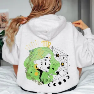 Virgo Graphic Hoodie - Astrology Birthday Gift