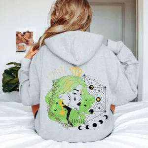 Virgo Graphic Hoodie - Astrology Birthday Gift