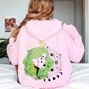 Virgo Graphic Hoodie - Astrology Birthday Gift